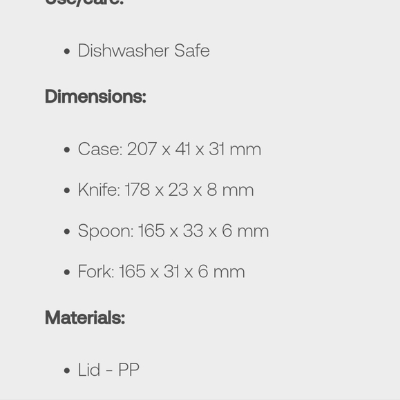 2/$20 !!!! HIP Cutlery Set - Picture 4 of 6